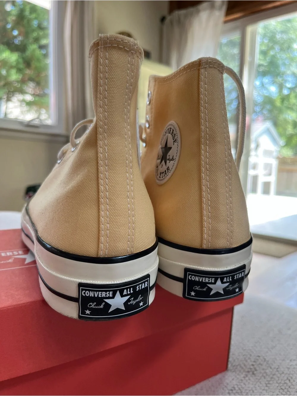 Converse Chuck Taylor All Star High Top Sneakers - Pale Yellow